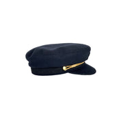 Celine Triomphe Sailor Wool Navy Hat #58